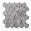 MANUFAKTURA MOZAIK HEKSAGON DARK GREY MOZAIKA 30X30 