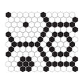 DUNIN MINI HEXAGON B&W BEE MOZAIKA 26X30 