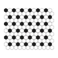 DUNIN MINI HEXAGON B&W MIX MOZAIKA PREMIUM MAT 26X30 