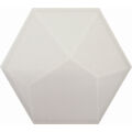 DECUS HEXAGONO PIRAMIDAL PERLA MATE PŁYTKA ŚCIENNA 15X17 