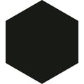 CARMEN CERAMIC ART HEXAGON BLACK GRES 17.5X20.2 