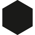 APE CERAMICA HEXAGON BLACK GRES 17.5X20.2 