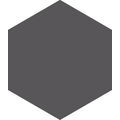 APE CERAMICA HEXAGON GRAPHITE GRES 17.5X20.2 
