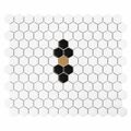 DUNIN MINI HEXAGON BLACK BEETLE MATT MOZAIKA 26X30 