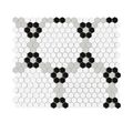 DUNIN MINI HEXAGON GARLAND BLACK MATT MOZAIKA 40.1X34.1 