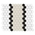 DUNIN MINI HEXAGON STRIPE 3.1.B MATT MOZAIKA 26X30 