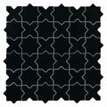 DUNIN STAR&CROSS BLACK MATT MOZAIKA 30.2X30.2 
