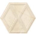 PARADYŻ ILLUSION BEIGE HEKSAGON STRUKTURA PŁYTKA ŚCIENNA 17.1X19.8 