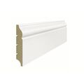 LAGRUS ATENA 100 LISTWA PRZYPODŁOGOWA BIAŁA MDF PLUS (WILGOCIOODPORNA) 244X10X1.6 