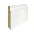 LAGRUS KRYM 150 LISTWA PRZYPODŁOGOWA BIAŁA MDF PLUS (WILGOCIOODPORNA) 244X15X1.6 