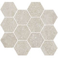 APARICI LITHOPS IVORY NATURAL HEXAGONAL MOZAIKA 28X30 