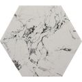 DECUS MARMOL CARRARA HEXAGONO GRES 14X16.3 