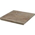 PARADYŻ MATTONE PIETRA BEIGE STOPNICA NAROŻNA KAPINOS 33X33 