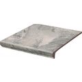 PARADYŻ MATTONE PIETRA GRAFIT STOPNICA PROSTA KAPINOS 30X33X1.1 