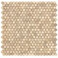DUNIN ALLUMI GOLD HEXAGON 14 MOZAIKA METALOWA 30X30 