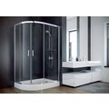 BESCO MODERN 120 KABINA ASYMETRYCZNA SZKŁO PRZEJRZYSTE 120X90X185 (MA-120-90-C) 