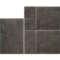 REALONDA MODULAR BORGOGNA STONE BLACK GRES 6-ELEMENTOWY 44X66/44X44/22X44/22X22 