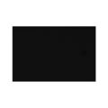 NEW TRENDY MORI BRODZIK PROSTOKĄTNY CZARNY 120X90X3 (B-0406) 