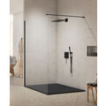 NEW TRENDY NEW MODUS BLACK ŚCIANKA SZKLANA WALK-IN. SZKŁO CZYSTE 8MM 110X200 (EXK-0060) 