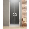 NEW TRENDY NEW SOLEO DRZWI PRYSZNICOWE WNĘKOWE DWUDRZWIOWE. SZKŁO CZYSTE 6MM 170X195 (D-0170A) 