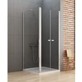 NEW TRENDY NEW SOLEO KABINA PROSTOKĄTNA DWUDRZWIOWA. WSPORNIK SKOŚNY. SZKŁO CZYSTE 70X100X195 (D-0143A/D-0093B) 
