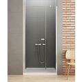 NEW TRENDY NEW SOLEO PLUS DRZWI PRYSZNICOWE WNĘKOWE. WSPORNIK SKOŚNY. SZKŁO CZYSTE 6MM 110X195 (D-0140A/D-0094) 