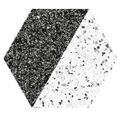 OSET ONIL BLACK HEXAGON GRES 20X24 