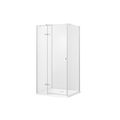 BESCO PIXA 90 L KABINA KWADRATOWA LEWA SZKŁO PRZEJRZYSTE 90X90X195 (PKL-90-195C) 