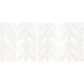 CERAMSTIC ROTEO BIANCO CHEVRON PŁYTKA ŚCIENNA 30X60 (GL.249F.WL) 