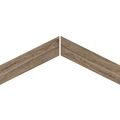 PAMESA CERAMICA ROVERE CHEVRON BROWN GRES 8X40 