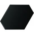 EQUIPE BENZENE BLACK MATT PŁYTKA ŚCIENNA 10.8X12.4 (23832) 