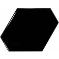 EQUIPE BENZENE BLACK PŁYTKA ŚCIENNA 10.8X12.4 (23833) 