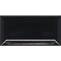 RIBESALBES SUBWAY BISEL NEGRO BRILLO PŁYTKA ŚCIENNA 7.5X15 