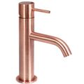 DANIEL RUBINETTERIE TOKYO BATERIA UMYWALKOWA STOJĄCA BEZ KORKA MIEDŹ SZCZOTKOWANA (TX606.64) 