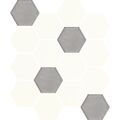 PARADYŻ BIANCO HEXAGON MIX UNIWERSALNA MOZAIKA GRES 22X25.5 