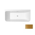 BESCO VARYA GLAM 150 ZŁOTA WANNA WOLNOSTOJĄCA + MASKOWNICE BIAŁE 150X75 (WA-150-VRZB) 