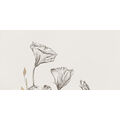DOMINO VELO BIANCO FLOWERS OBRAZ GRESOWY ELEMENT 4 59.8X119.8X0.8 