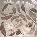 DECUS VERSO FLORAL MOKA GRES 20X20 