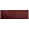 EQUIPE VILLAGE AUBERGINE BULLNOSE 6.5X20 (25693) 