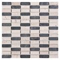 DUNIN WOODSTONE GREY BLOCK MIX 48 MOZAIKA KAMIENNA 30.5X30.5 