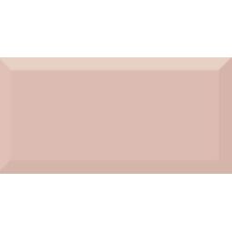 Absolut Keramika, Monocolor Biselado 10x20, ABSOLUT KERAMIKA BISELADO SALMON BRILLO PŁYTKA ŚCIENNA 10X20 