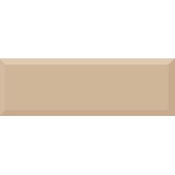 Absolut Keramika, Monocolor Biselado 10x30, ABSOLUT KERAMIKA BISELADO BEIGE BRILLO PŁYTKA ŚCIENNA 10X30 