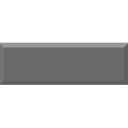 Absolut Keramika, Monocolor Biselado 10x30, ABSOLUT KERAMIKA BISELADO MARENGO BRILLO PŁYTKA ŚCIENNA 10X30 