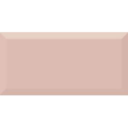 Absolut Keramika, Monocolor Biselado 7.5x15, ABSOLUT KERAMIKA BISELADO SALMON BRILLO PŁYTKA ŚCIENNA 7.5X15 