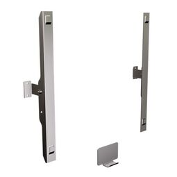 Andex, Bez Barier, ANDEX BEZ BARIER UCHWYT DO LUSTRA UCHYLNEGO BEZ RAMY STAL NIERDZEWNA INOX (816/CC) 