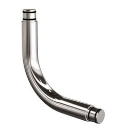 Andex, Bez Barier, ANDEX BEZ BARIER UCHWYT ŁĄCZNIKOWY KĄTOWY STAL NIERDZEWNA INOX (806/CC) 