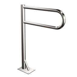 Andex, Bez Barier, ANDEX BEZ BARIER UCHWYT PODŁOGOWY STAŁY STAL NIERDZEWNA INOX (825/CC) 