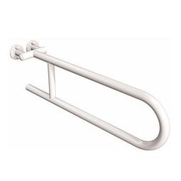 Andex, Bez Barier, ANDEX BEZ BARIER UCHWYT PÓŁOKRĄGŁY STAŁY BIAŁY STAL NIERDZEWNA (800/B) 