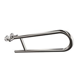 Andex, Bez Barier, ANDEX BEZ BARIER UCHWYT PÓŁOKRĄGŁY UCHYLNY STAL NIERDZEWNA INOX (801/CC) 