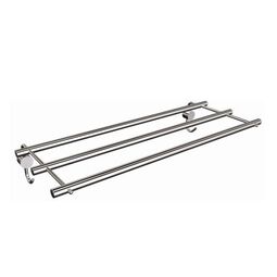 Andex, Sanibella, ANDEX SANIBELLA PÓŁKA NA RĘCZNIKI Z HACZYKAMI CHROM (564/CC) 